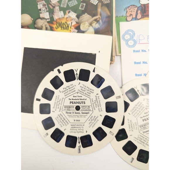 Color gaf B536 The‎ Wonderful World of Peanuts Snoopy view-master 3 Reels Packet - Picture 5 of 7